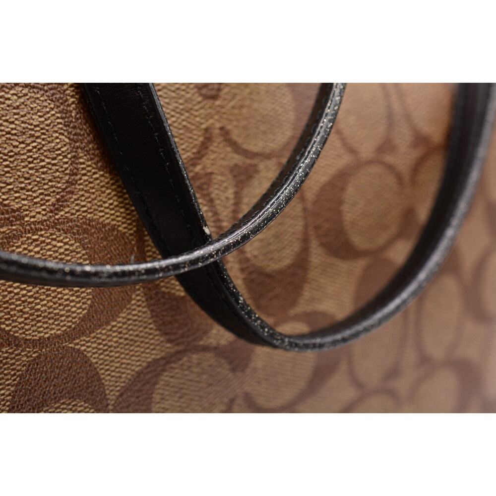 Coach Signature Halloween City Tote In Signature Canvas Pumpkin Ghost RARE - Picture 7 of 11